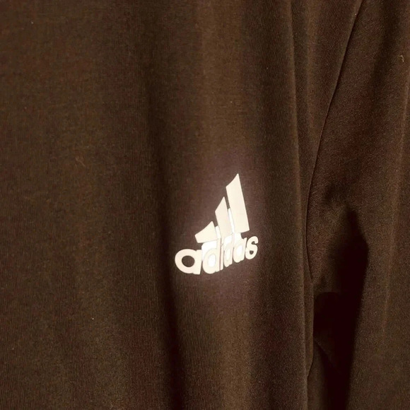 Adidas Men's Aeroready Black Pullover Long Sleeve Shirt - Picture 6 of 9